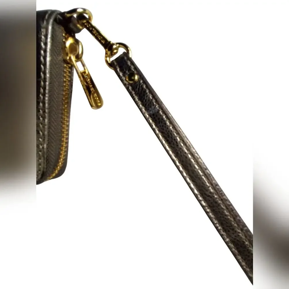 Michael Kors Metallic Wristlet Wallet